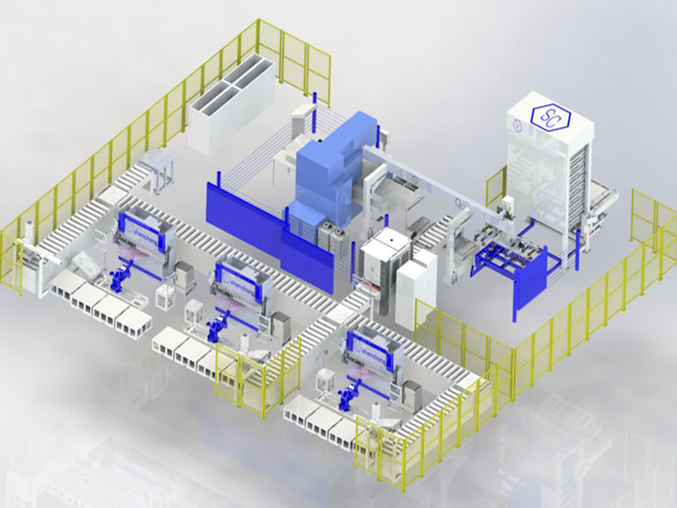 沖壓折彎自動(dòng)化生產(chǎn)線